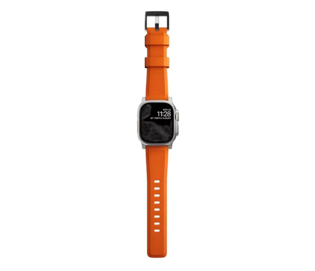 Nomad Rugged Strap Apple Watch 49/45/44/42mm orange/silver - 1258631 - zdjęcie 5